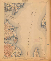 North Point 1904 topographic map thumbnail