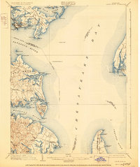 North Point 1904 topographic map thumbnail