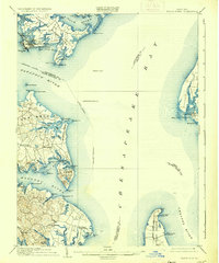 North Point 1904 topographic map thumbnail