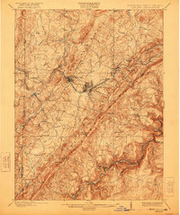 Oakland 1900 topographic map thumbnail