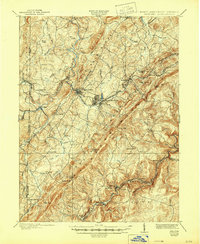 Oakland 1900 topographic map thumbnail