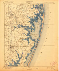 Ocean City 1901 topographic map thumbnail