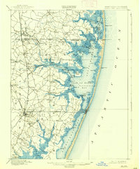 Ocean City 1901 topographic map thumbnail