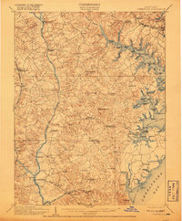 Owensville 1905 topographic map thumbnail