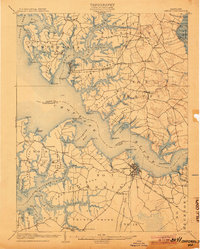 Oxford 1904 topographic map thumbnail