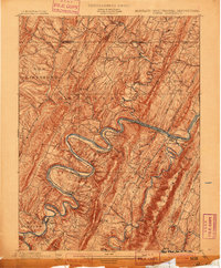 Pawpaw topographic map thumbnail
