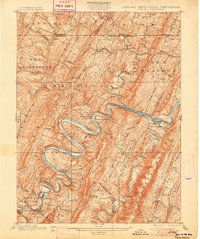 Pawpaw 1900 topographic map thumbnail