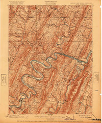 Pawpaw 1900 topographic map thumbnail
