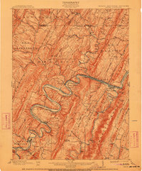 Pawpaw 1900 topographic map thumbnail