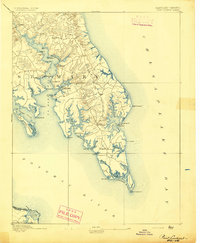 Point Lookout 1894 topographic map thumbnail