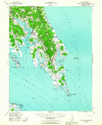 Point Lookout 1937 topographic map thumbnail