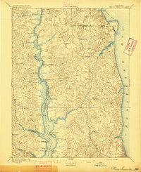 Prince Frederick 1895 topographic map thumbnail
