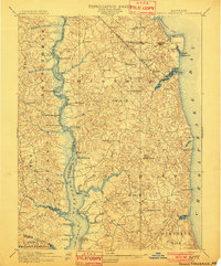 Prince Frederick 1901 topographic map thumbnail