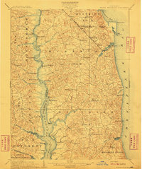 Prince Frederick 1910 topographic map thumbnail