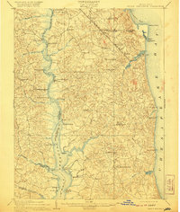 Prince Frederick 1910 topographic map thumbnail