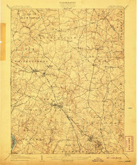 Rockville 1908 topographic map thumbnail