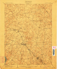 Rockville 1908 topographic map thumbnail