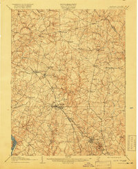 Rockville 1908 topographic map thumbnail