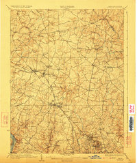 Rockville 1923 topographic map thumbnail