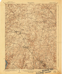 Rockville 1923 topographic map thumbnail