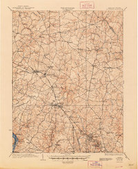 Rockville 1923 topographic map thumbnail
