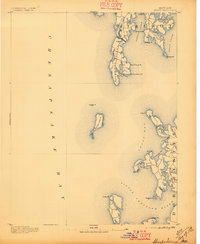 Sharps Island 1893 topographic map thumbnail