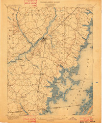 Snow Hill 1901 topographic map thumbnail