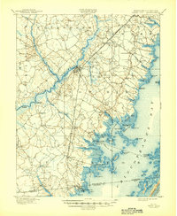 Snow Hill 1901 topographic map thumbnail