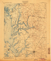 St. Michaels 1904 topographic map thumbnail