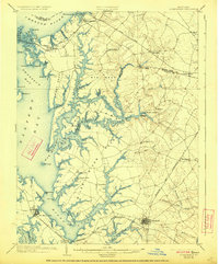 St. Michaels 1904 topographic map thumbnail