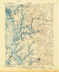 St. Michaels 1904 topographic map thumbnail