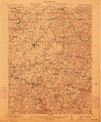 Taneytown 1911 topographic map thumbnail