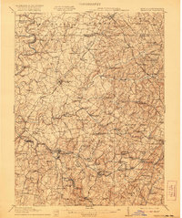 Taneytown 1911 topographic map thumbnail