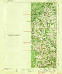 Upper Marlboro 1938 topographic map thumbnail