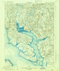 Wicomico 1914 topographic map thumbnail