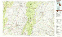 Hagerstown 1983 topographic map thumbnail