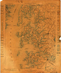 Choptank 1898 topographic map thumbnail