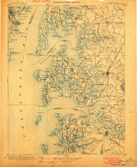 Choptank 1898 topographic map thumbnail