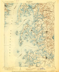 Choptank 1908 topographic map thumbnail
