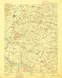 Frederick 1893 topographic map thumbnail