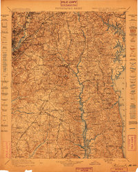 Patuxent 1899 topographic map thumbnail