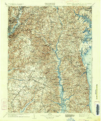 Patuxent 1906 topographic map thumbnail