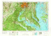 Washington 1957 topographic map thumbnail