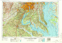 Washington 1957 topographic map thumbnail