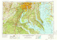 Washington 1957 topographic map thumbnail