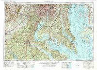 Washington 1957 topographic map thumbnail