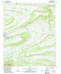 Abbott 1987 topographic map thumbnail