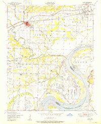 Alma 1951 topographic map thumbnail