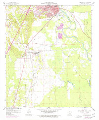 Arkadelphia 1959 topographic map thumbnail