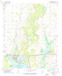 Arkansas Post 1972 topographic map thumbnail